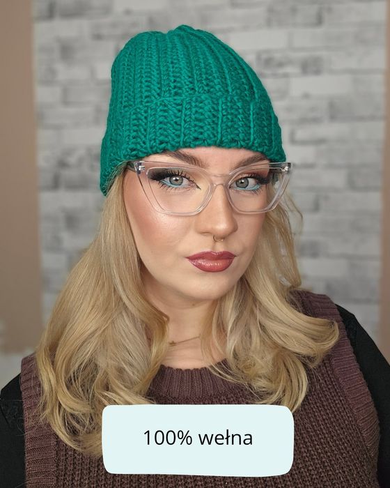 Czapka 100% wełna