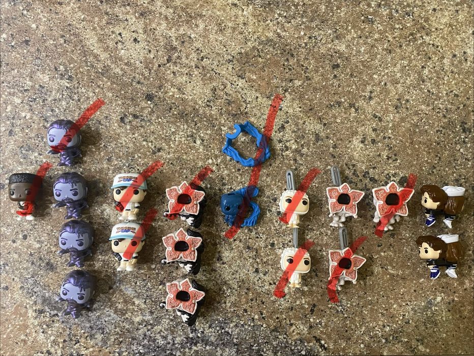 Фигурки Очень странные дела kinder joy stranger things дивні дива