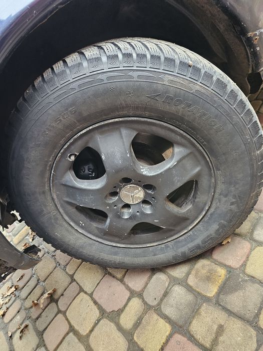 Диски с зимней резиной mercedes ML 5x112 r17 резина 265/65 r17