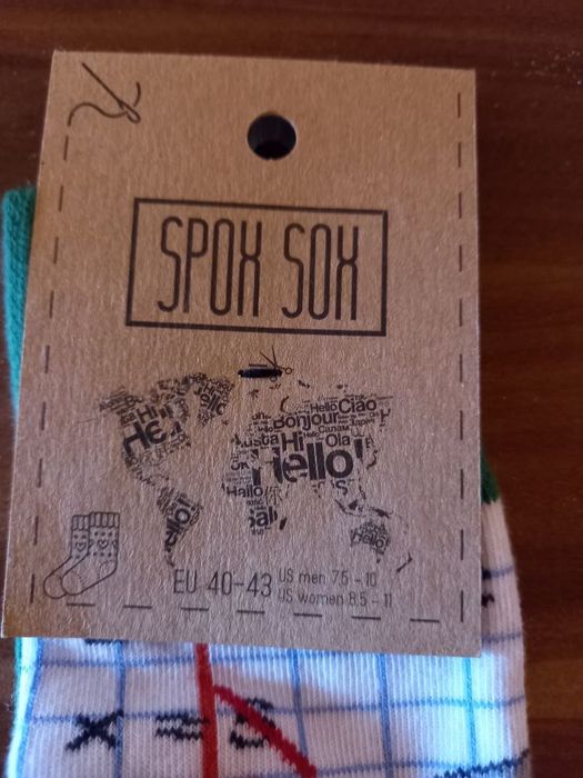 Skarpetki wzór matematyczny Spox Sox, rozmiar 40-43