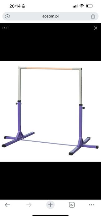 Drążek gimnastyczny, baletowy. Polecam