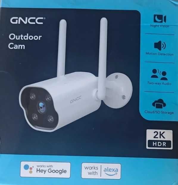 Zewnętrzna kamera monitorująca GNCC Outdoor Cam 2K HDR