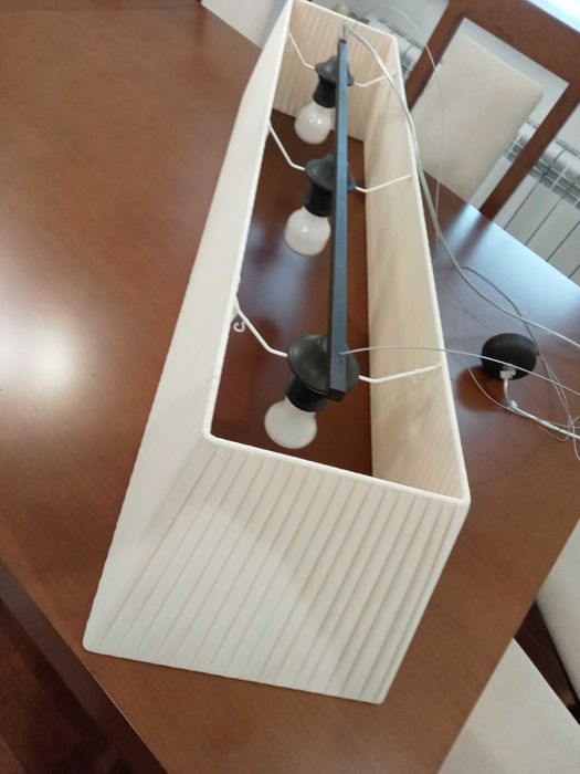 Oświetlenie stołu jadalnego lampa abażur 100cm