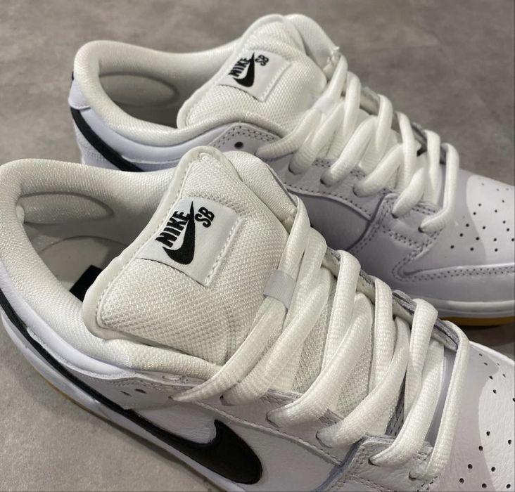 Nike Dunk Sb Black - White Gum, 37-44 Унісекс кросівки Найки