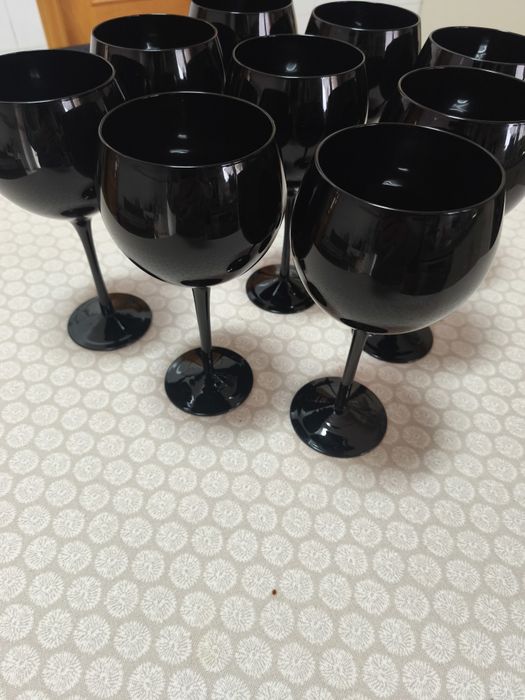 Copos pretos para Gin ou vinho