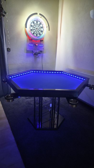 Mesa de Jogos de Tabuleiro Hexagonal