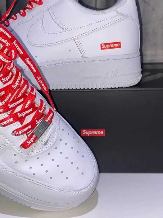 Nike Air Force 1 Low Supreme White R.38