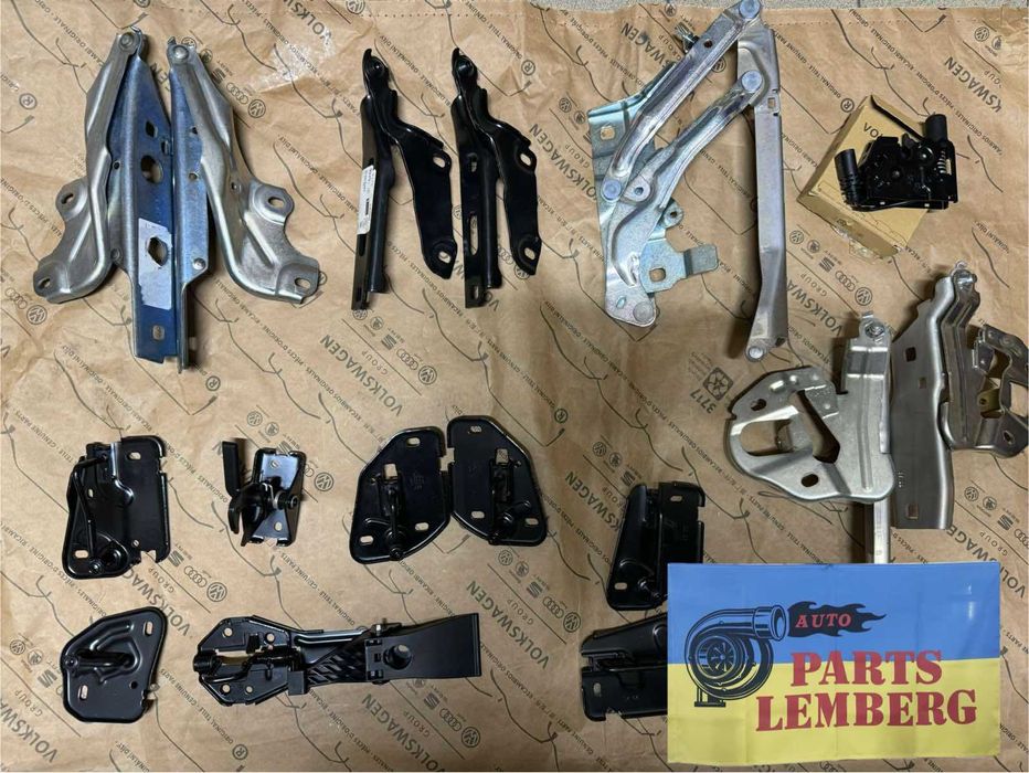 Трос капота Audi A3 A4 A5 A6 Q3 Q5 Q7 Q8 тяга Ауді