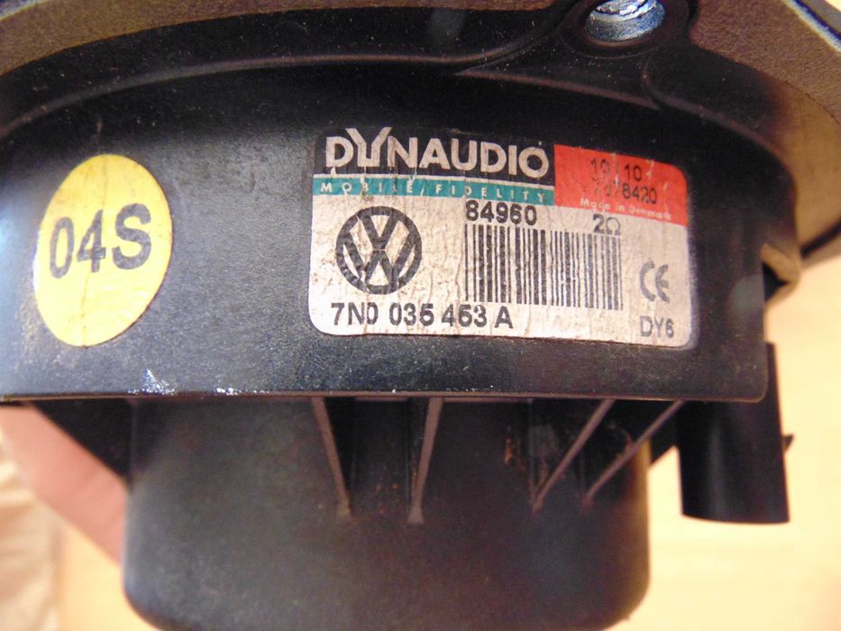 głośniki car audio dynaudio vw SHARAN 7N