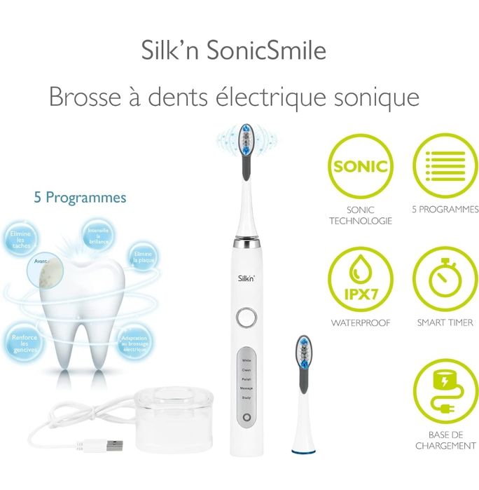 escova de dentes elétrica com tecnologia sónica
