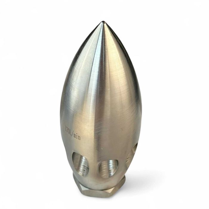 Насадка / форсунка для прочищення каналізації, каналопромивна насадка