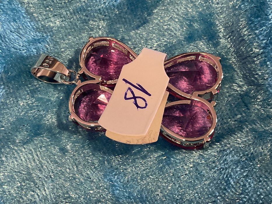 Pendente 4 cm prata 925