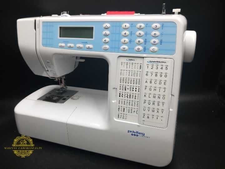 Maszyna do szycia Privileg Litery cyfry -skóra jeans 12MSC GWARANCJI