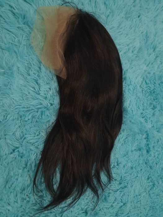 Peruka lace front braz czarna 100% naturalny włos