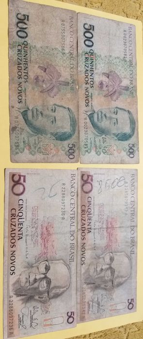 Lote de notas de Portugal, Brasil e Angola - OFERTA envio