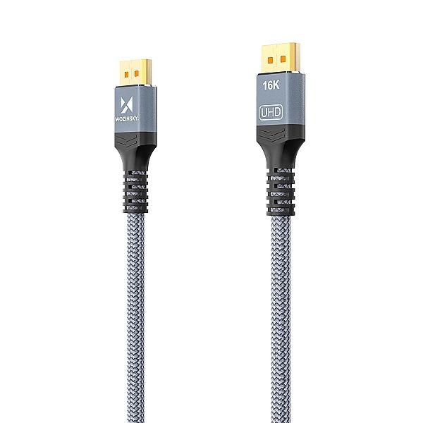 Kabel Wozinsky WPS-16AYL3S DisplayPort 2.1 Certyfikowany VESA 80 Gb/s