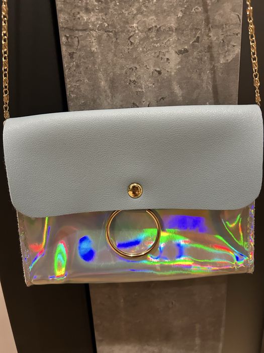 Torebka holograficzna damska