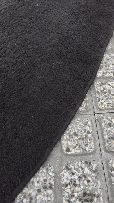 Tapete Redondo Preto 2 m