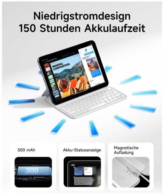 Etui z klawiaturą do iPad Pro 11" kolor biały HOU