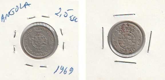 Moedas de Angola em Prata