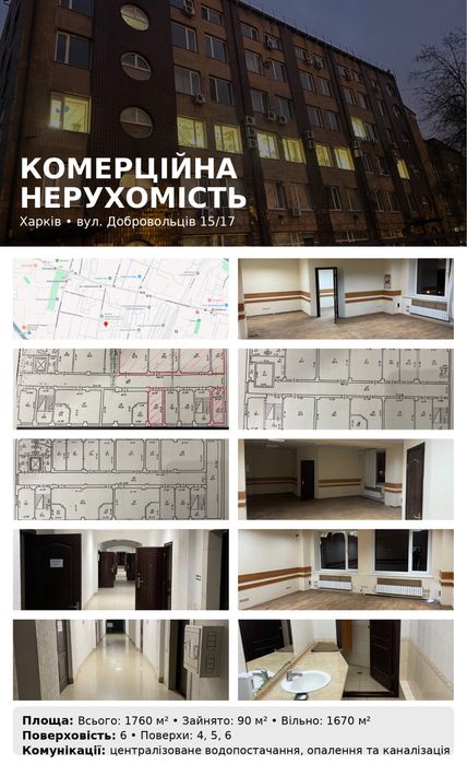 Здам офісне приміщення