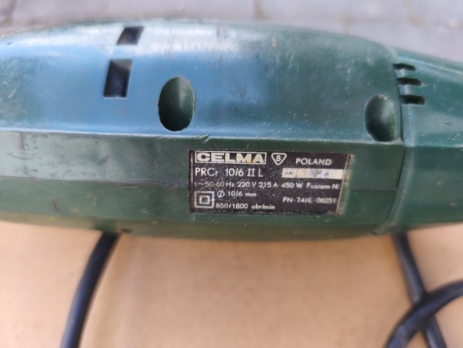 Wiertarka Celma Prcr 10/6 II L z osprzętem