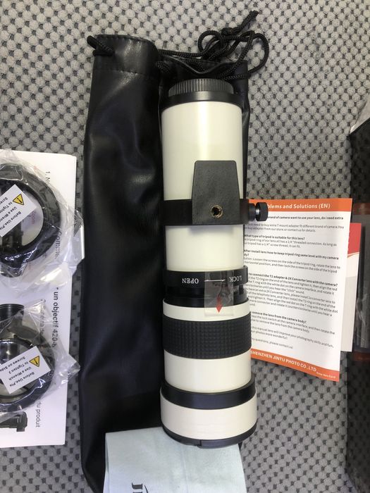 Телеобʼєктив   JINTU 420-800 mm f/8.3-16 Super Telephoto Zoom Lens