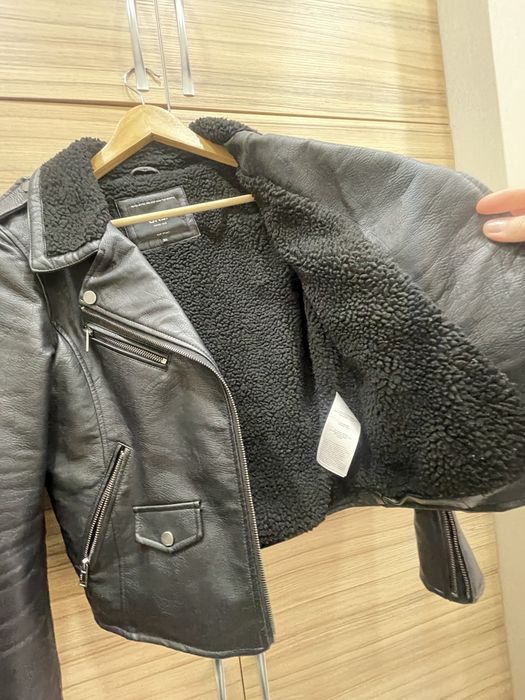 Куртка кожанка шкірянка в стиле Zara тренд новая Европа