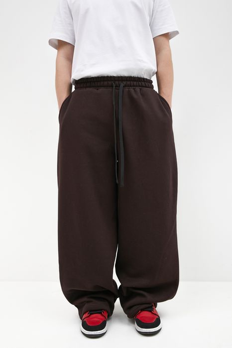 Широкі сірі спортивні штани baggy бегги широкие штаны свитпентс