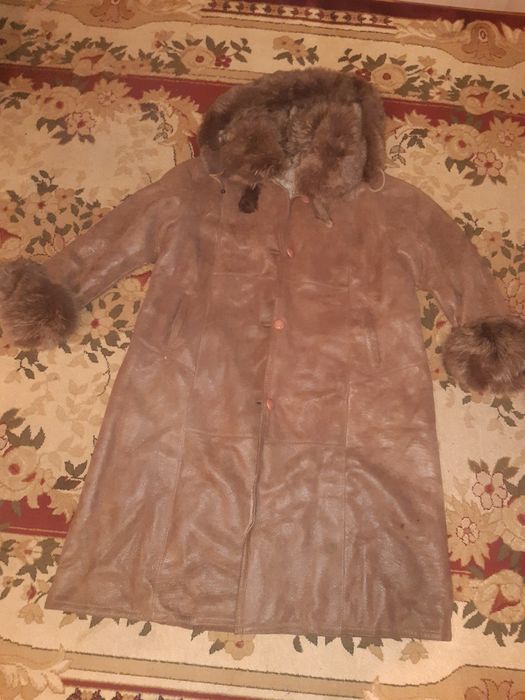 Натуральная дубленка большого размера