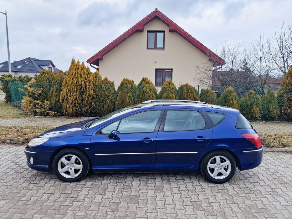 Peugeot 407 Kombi 2.0HDI 136KM Piękny, Zero Rdzy, Kamera, Tempomat