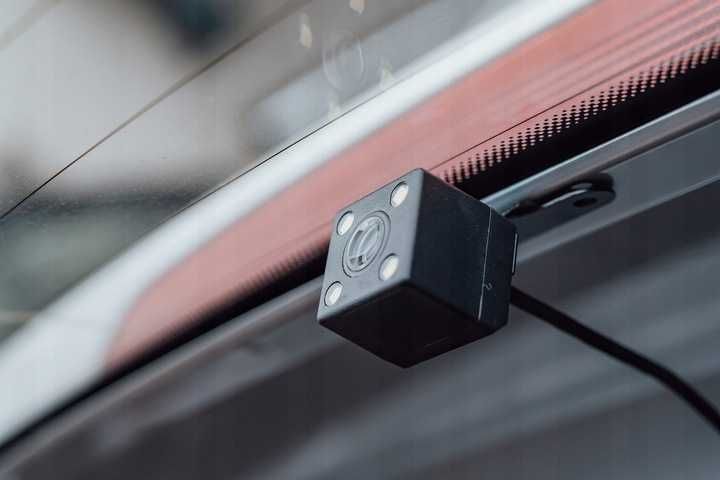 ZESTAW Kamera przód tył na szybę video rejestrator 1080p POLSKIE menu