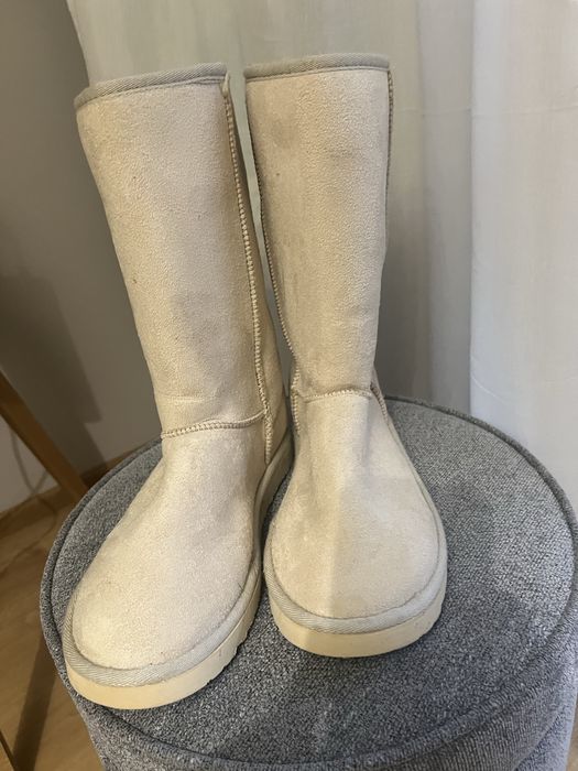 Skórzane sniegowce damskie , sugerowany rozmiar 38-39