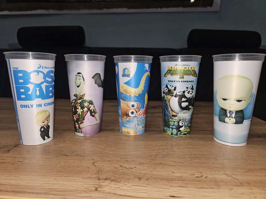 Kubki Kungfu Panda Dzieciak rządzi x2 Gdzie jest Nemo hotel transylwan
