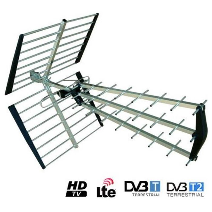 Antena TDT Exterior  Digital canal 21 a 69 + Suporte | NOVA