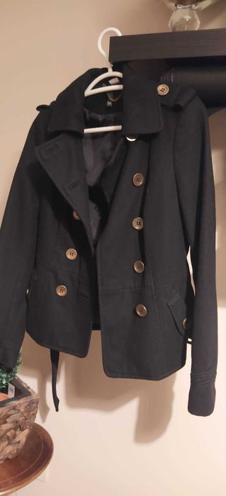 Sobretudo Cor preta - Oferta envio