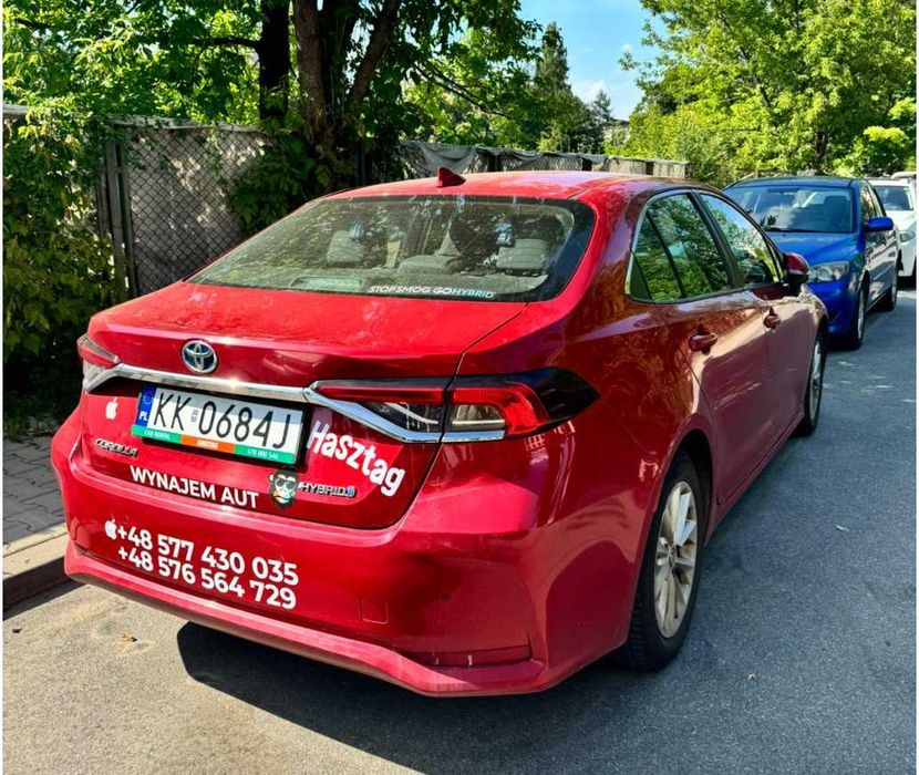 Wynajem samochodu UBER/BOLT/FREENOW - Toyota Corolla / CHR