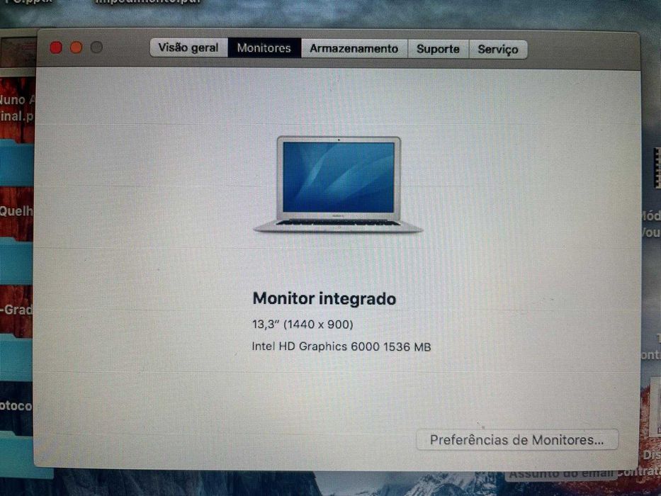 MacBook Air 7,2/i5-5250U/8GB Ram/128GB SSD/13"/OSX