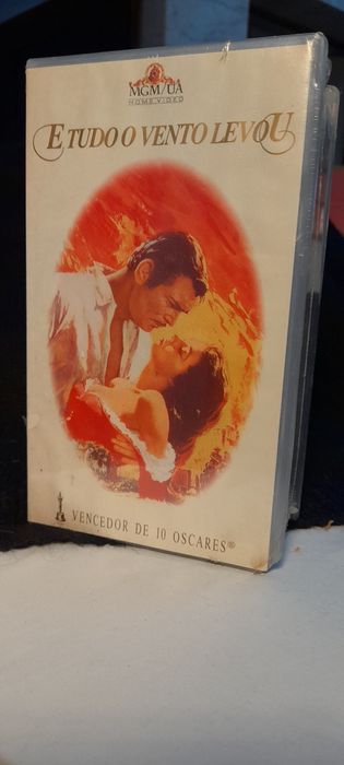 "E tudo o vento levou " VHS duplo selado !