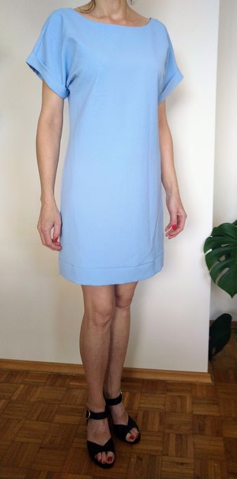 Błękitna sukienka POSH, S.