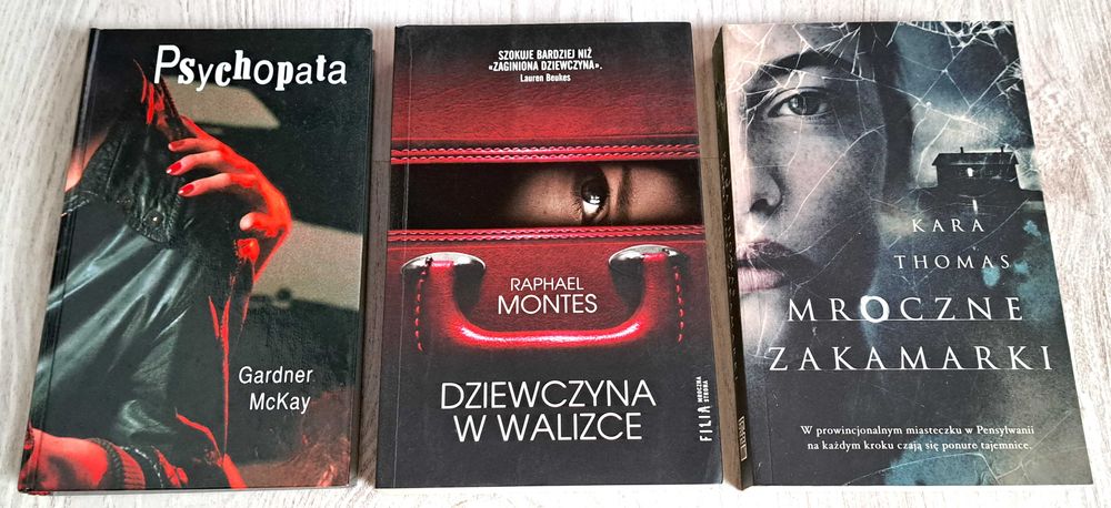 3x Raphael Montes Dziewczyna w walizce McKay Psychopata Kara Thomas