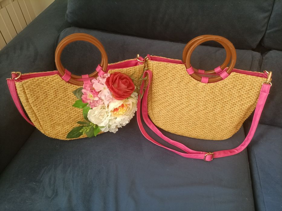 Malas de palha NOVAS - 15€