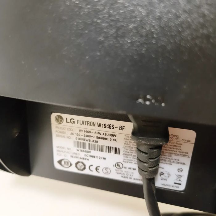 Ecrã Pc LG 19 polegadas 47cm diagonal usado445254340654540801