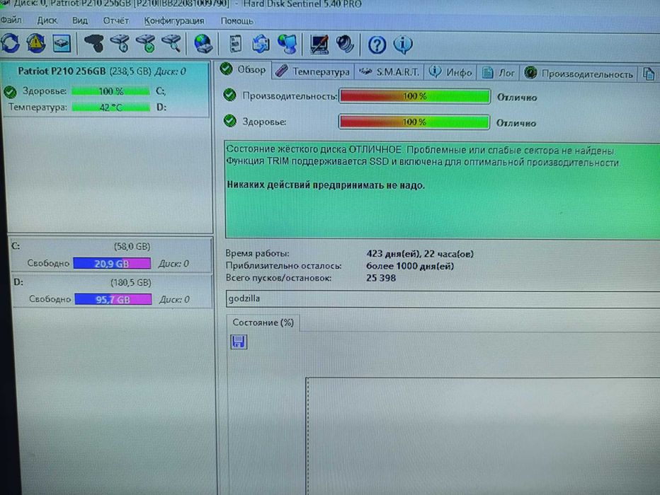 Системный блок Lenovo ThinkCentre M710q с креплением для монитора.