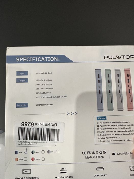 Adapter 7w1 Pulwtop 10Gb