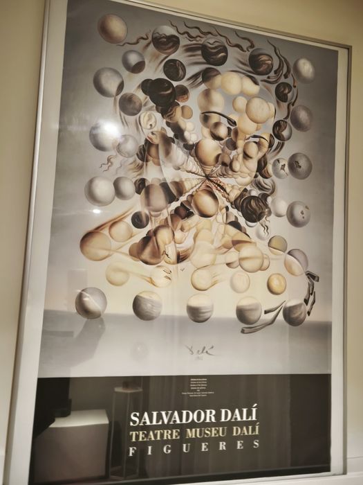 Poster Museu Salvador Dali + moldura