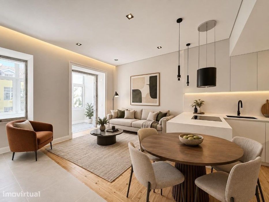 Apartamento T3 Remodelado com 2 Suites, Closet e logradouro na Av. ...