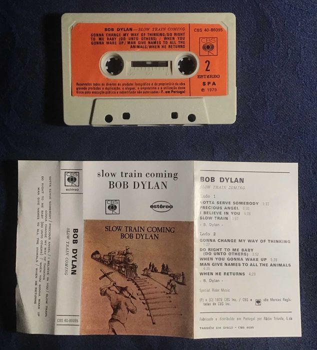 Bob Dylan - Slow Train Coming - Cassete audio original 1979