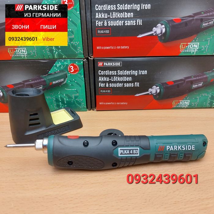 Аккумуляторный паяльник из ГЕРМАНИИ. Parkside PLKA 4 B3