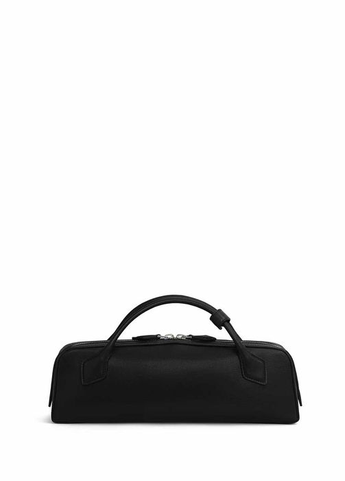 Клатч ALAIA Le Teckel Clutch In Shiny Goatskin Black